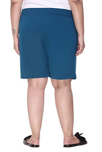 Image of CUPID Women Plain Comfortable Barmunda,Shorts for Sports, Yoga, Daily Use Gym, Night Wear, Casual Wear for Ladies