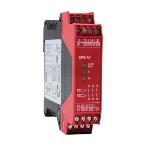 Module de sécurité XPSBAC34 relais automatisation industrielle et câblage