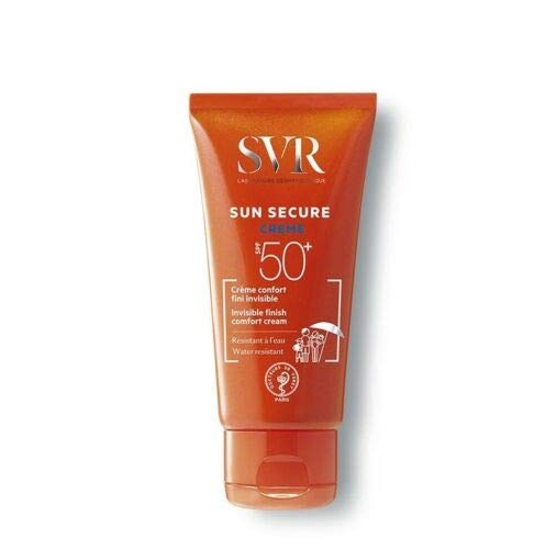 SVR Laboratoires SUN SECURE CREME SPF50+ Crema Confort Acabado Invisible 1.7 fl oz NUEVO Amantes del Cuidado de la Piel
