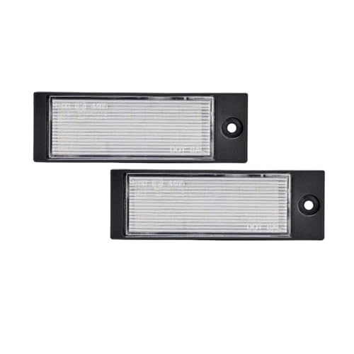 Luces de matrícula auto para mejorar la visibilidad nocturna en carretera con tecnología LED 12V