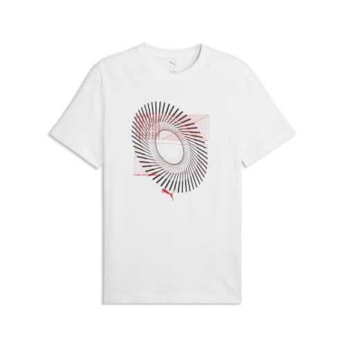 T-shirt graphique circulaire PUMA homme avec imprimé moderne sur la poitrine