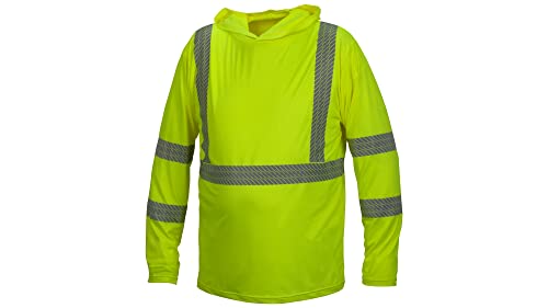 Pyramex Workwear Pullover Hoodie Long Sleeve HI VIS ANSI Type R Class 32