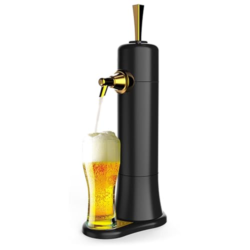 Dispensador de cerveza – Bomba de escritorio con vibración de alta frecuencia y función de refrigeración para el hogar, ideal para cócteles y reuniones familiares