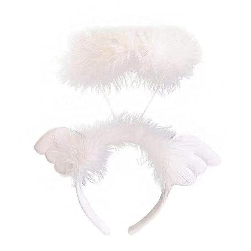 Tiara Anjo Com Led