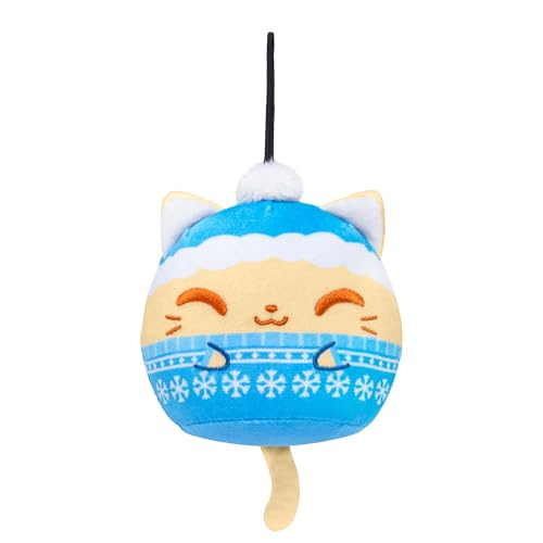 Image of TeeTurtle 3" Plushie Sweater Cat Holiday Ornament - Cute Kawaii Festive Stuffed Animals to Celebrate The Holidays