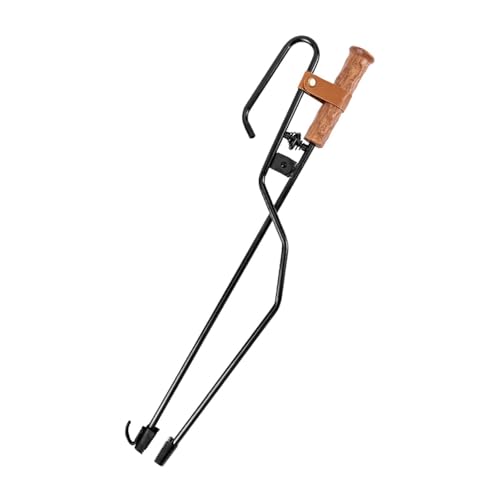 Wxqbjtam Pinzas para Chimenea, Pinzas para Barbacoa, Pinzas para Leña de Camping, Pinzas para Carbón de Fogata, Barbacoa