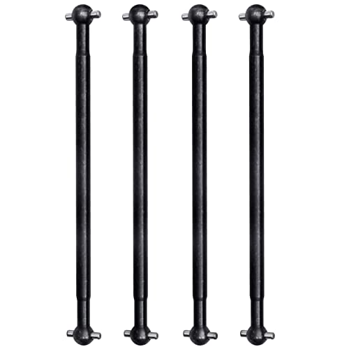 AllinRC 90mm Metal Dog Bones Front Rear for Redcat Volcano EPX/EPX Pro 1:10 RC Off Road Truck Relace Part 08029 (4pcs) (Black)