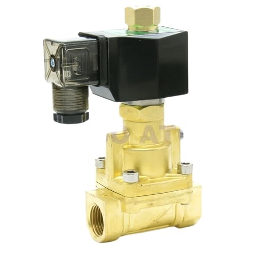 Électrovanne haute pression 3/4 pouce vanne électrique laiton 50bar normalement ouverte eau 12V - 3