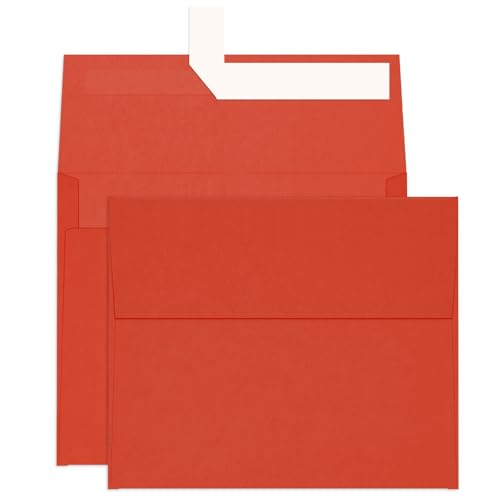 Sobres rojos A2 imprimibles Goefun de 120 g/m² para evitar atascos y proteger invitaciones
