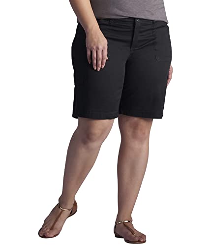 Lee-Womens-Plus-Size-Relaxed-fit-Avey-Knit-Waist-Cargo-Bermuda-Short