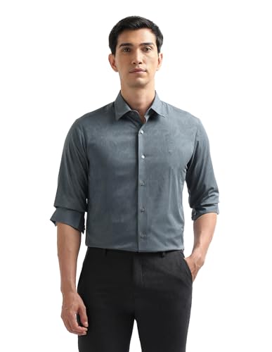 Image of Arrow Newyork Men's Textured Manhattan Slim fit New York Shirt