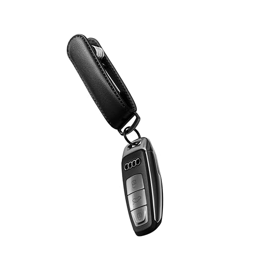 Jibbon Italian Premium Leather Key Organizer - Stylish Key Holder with Marine Grade 316 Stainless Steel, Compact EDC Keychain