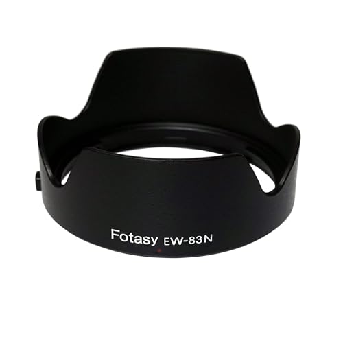 RF 24-105mm F4L Lens Hood, EW 83N Hood, Dedicated Petal Bayonet Mount Lens Hood Shade, Reversible Non-Glare Matte Finish, EW-83N Hood Replacement, Compatible with Canon RF 24-105mm f/4L is USM Lens