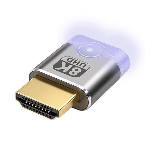 Pantalla virtual HDMI 8K MEIRIYFA para evitar bloqueos de GPU en servidores sin monitor