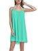 ReachMe Womens Sexy Plus Size Swimsuit Coverups Spaghetti Strap Beach Dresses Bathing Suit Cover Up Sheer Tank Sundress(1 Mint,M)