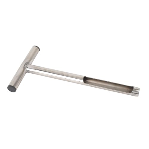 Sonde d'échantillonnage de sol en acier inoxydable de 12 pouces robuste
