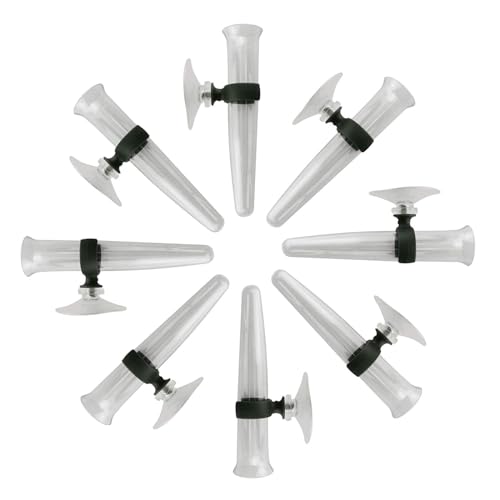 Tubes d'eau avec ventouse, fioles de fleurs fraîches pour compositions et mariages