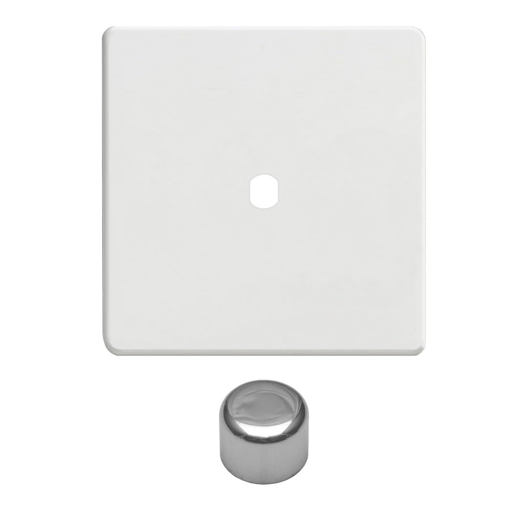 Varilight WDQ1S Matrix Faceplate Kit, Screwless Premium White, 1-Gang