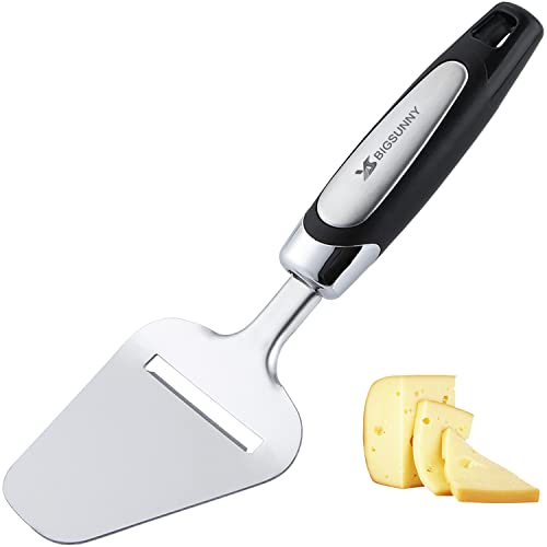 MSY BIGSUNNY Trancheuse à Fromage en Acier Inoxydable Rabot à Fromage Noir