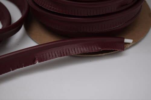 Burgundy Wine Welt Cord Vinyl Piping Marine Outdoor Edge Trim Fabric (50 Yards) Fabric