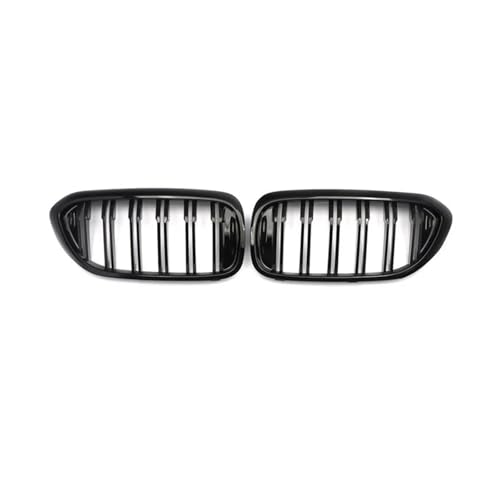 Protector de radiador de doble lámina para Serie 5 G30 G31 2017-2018 con acabado negro brillante