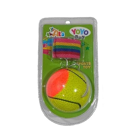 Image of GIRLYZ Attire Cricket Ball Light Weight | Made for Cricket Training | Tennis Training, (YO YO Ball (Pack of 1 Ball))