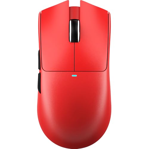 ATTACK SHARK X11 SE Kabellose Gaming-Maus, PixArt PAW3311 Gaming-Sensor, BT/2.4G Wireless/Kabelgebunden, 22000 DPI, 65 Stunden Akku, Büro- und Gaming-Maus für Win11/Xbox/PS/Mac (Rot)