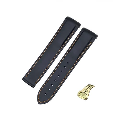 Bracelet silicone 21mm souple et étanche parfait pour votre montre Omega 300