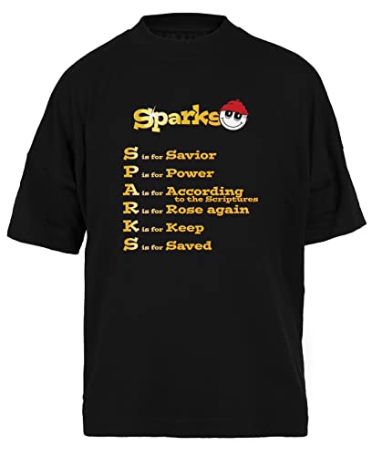 T-shirt ample noir Awana Sparks idéal pour un look streetwear urbain