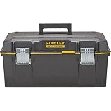 STANLEY FATMAX Waterproof Toolbox Storage with Heavy Duty Metal Latch, Portable Tote Tray for Tools and Small Parts, 28 inch, 1-93-935