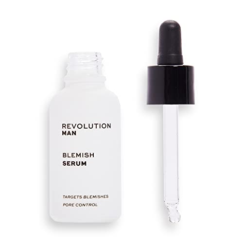 Image of Revolution Man Blemish Serum Face Exfoliator & Cleanser, Deeply Cleanses For A Clearer Complexion, Vegan & Cruelty-Free