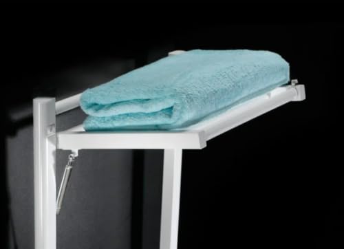 Radiador toallero electrico DELTACALOR Dinamic Plus Blanco con panel abatible de 1003x500 mm 5