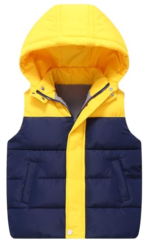 Image of Happy Cherry Kids Down Jacket Hooded Vest Winter Jacket for Boys Hoodies Padded Jackets Girls Outwear Coat 3-14 Years