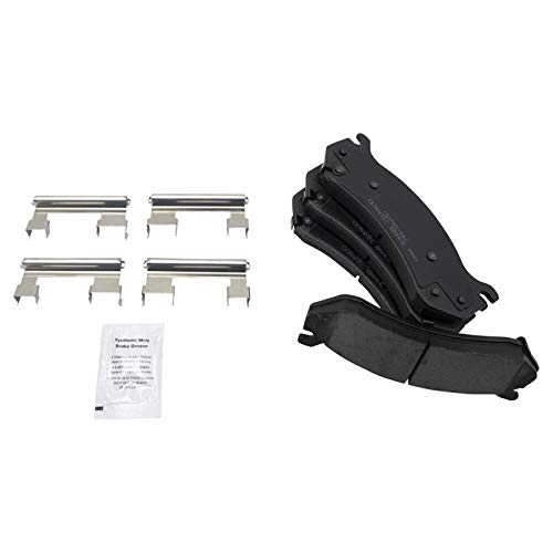 Image of TRQ Rear Brake Pad & Rotor Kit Compatible with 2003-2006 Chevrolet 2001-2006 GMC