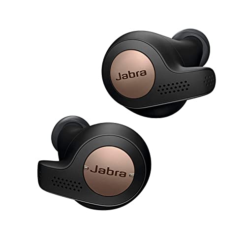 Jabra Elite Active 65t – True Wireless In-Ear Sport Kopfhörer mit Passive Noise Cancellation – Mit Fitnesstracking über Bewegungssensoren – Kupfer/Schwarz