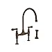 Rohl U.4719L-EB-2 Perrin and Rowe Deck Mount Bridge Kitchen Faucet with Sidespray with High C Spout and Metal ALSace Levers, English Bronze