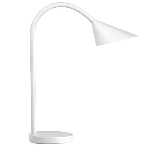 Preisvergleich Produktbild Unilux LED Schreibtischlampe Sol, weiss, flexibel biegbarer Arm, 500lm, 3000K, 4W