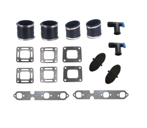 Tube de soufflet d'échappement 4" pour collecteur de transmission en Z V6