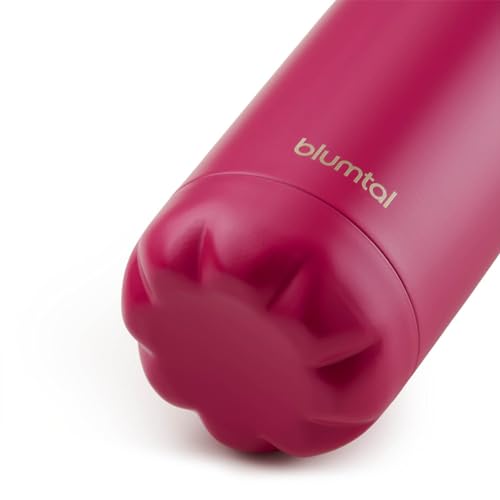 Blumtal Trinkflasche 500 ml Edelstahl - auslaufsichere Isolierflasche - BPA-freie Trinkflasche kalt & warm - doppelwandige Insulated Bottle - rostbeständige Isolierflasche Berry - Pink