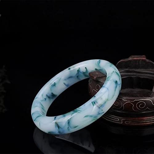 Accesorios de jade natural azul y verde joyería boutique tallada a mano unisex 60mm-62mm