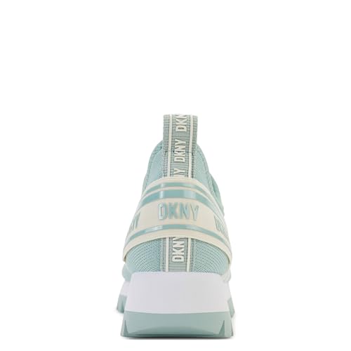 Image of DKNY Women's Abbi Knit Slip on Sneaker with Logo