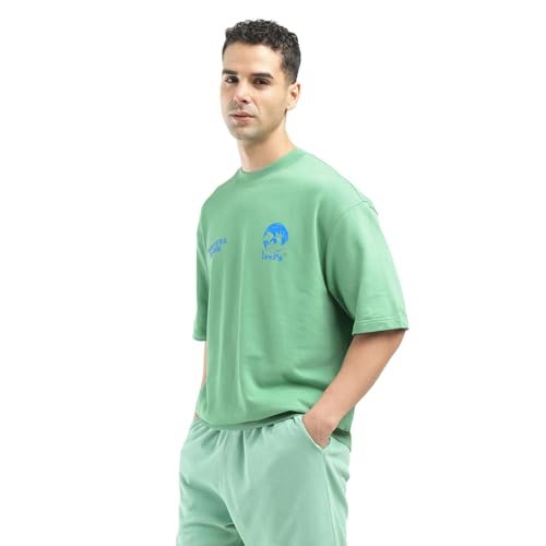 Image of Men's Solid Loose Fit T-shirt