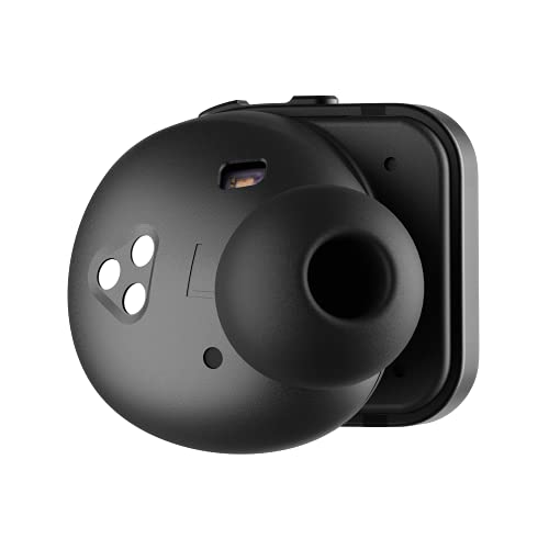 Image of MASTER & DYNAMIC MW08 Sport Active Noise-Cancelling True Wireless Earphones (Black Sapphire Glass /Black Case)