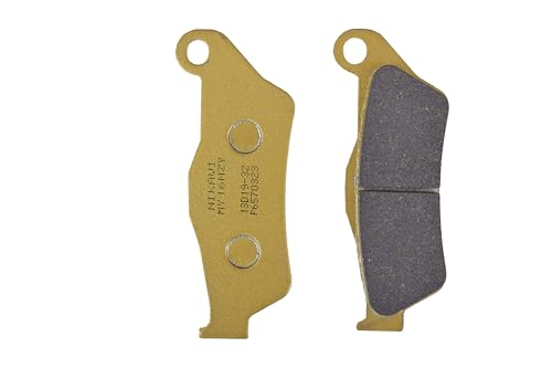 Image of NIKAVI GDP24+GDP27 Front & Rear Sintered Brake Pads | Heavy-Duty Disc Pads Compatible for Bajajj Pulsar 220 (New Model) | High Performance, Low Noise, Long Life Motorcycle Brake Pad Set