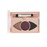Generic Natürliches Augenbrauenpuder-Augenbrauen-Make-up-Set Augenbrauenpuder-Augenbrauen-Make-up-Set mit Augenbrauenbürste 3 Natürliche Augenbrauenformung Augenbraunschablonen (Rose Gold, One Size)