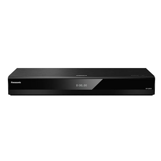 Panasonic 4K Ultra HD Blu-ray Player with HDR10+ and Dolby Vision Playback, Hi-Res Sound, 4K VOD Streaming - Black (DP-UB820) (Renewed)