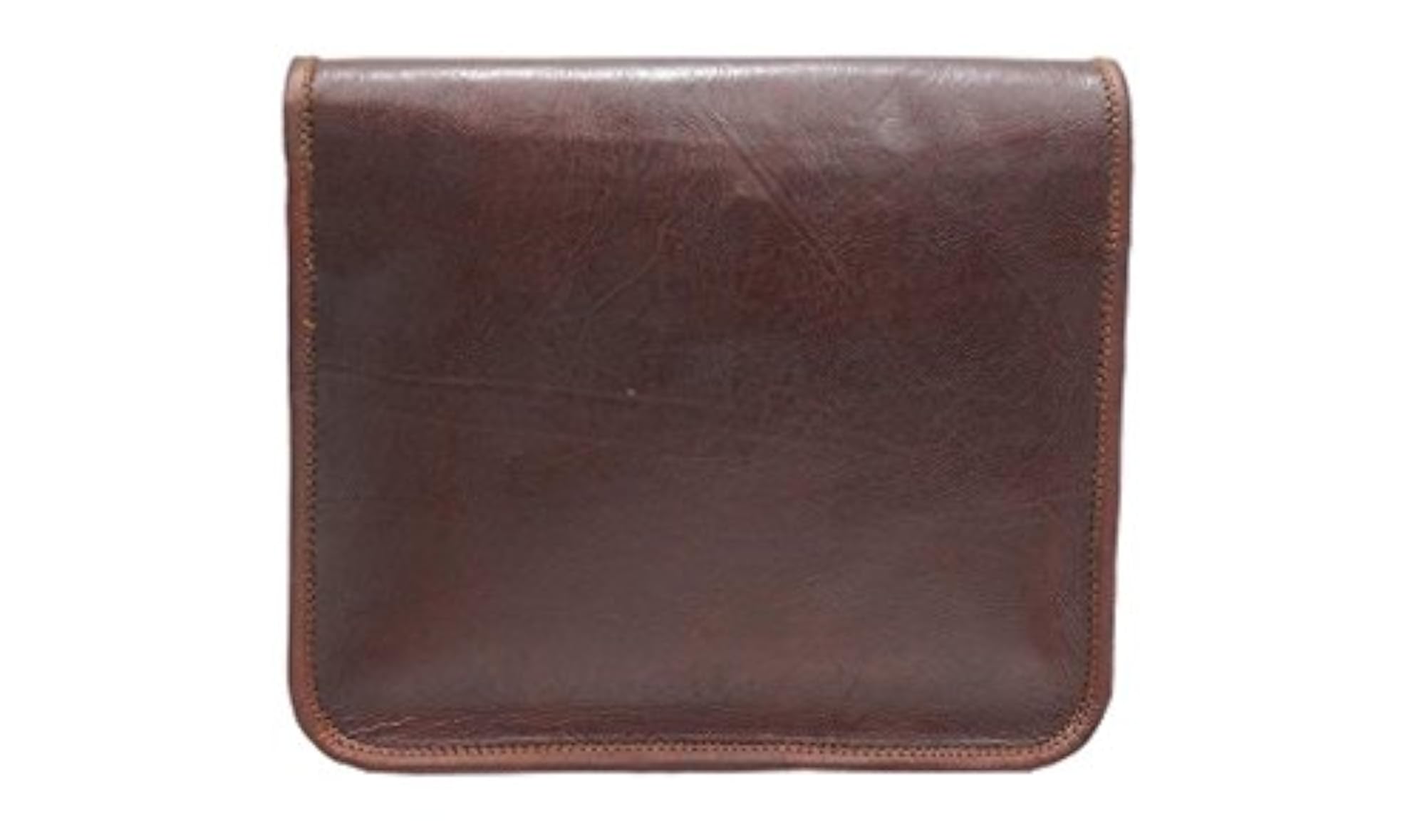 Vintage Genuine Brown Leather Shoulder/Messenger Bag