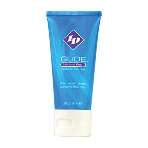 ID Glide Personal Lubricant, Natural Feel Water Based Lube, 2 Fl Oz Tube Cover