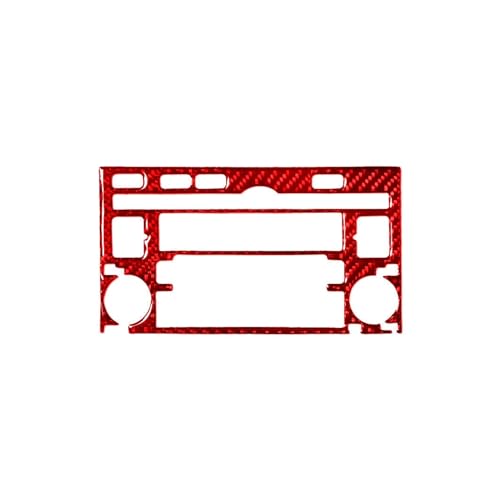 Moulures radio carbone rouge Azera 2006-2011 anti-rayures