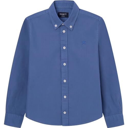 Hackett London Lavado Camisa, Azul (Oxford Blue), 11 Years para Niños
